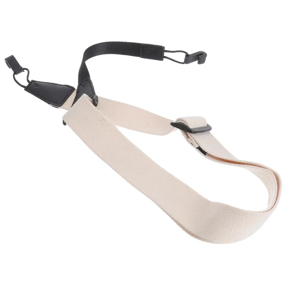 Chic Ukulele Strap Punch-Free Adjustable Shoulder Belt Fine Workmanship Cotton Material for Ukulele Guitar Electric Guitar