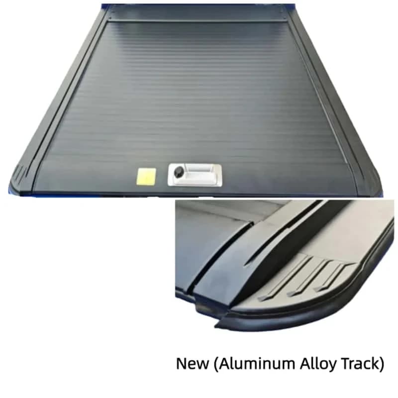 Copertura Retrattile Manuale Impermeabile per Cassone Pick-up, in Lega di Alluminio con Chiusura di Sicurezza, per Veicoli 4X4