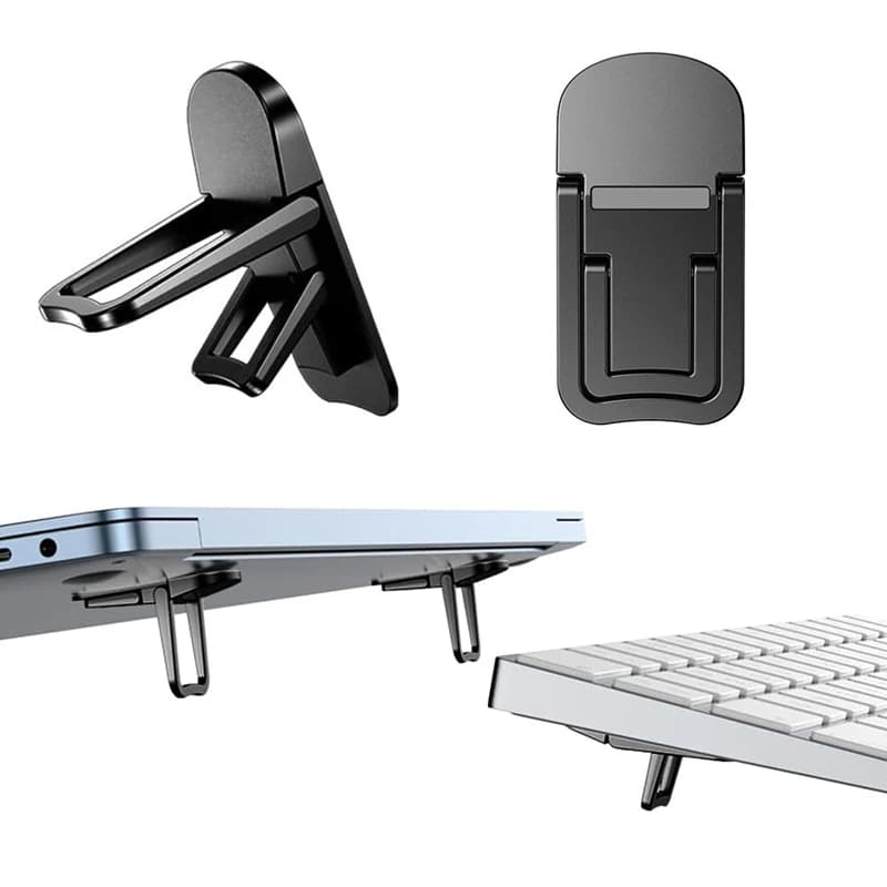 Supporto Pieghevole per Laptop, Stand Portatile Regolabile per Notebook, Supporto di Raffreddamento Universale per Macbook Air e Tablet