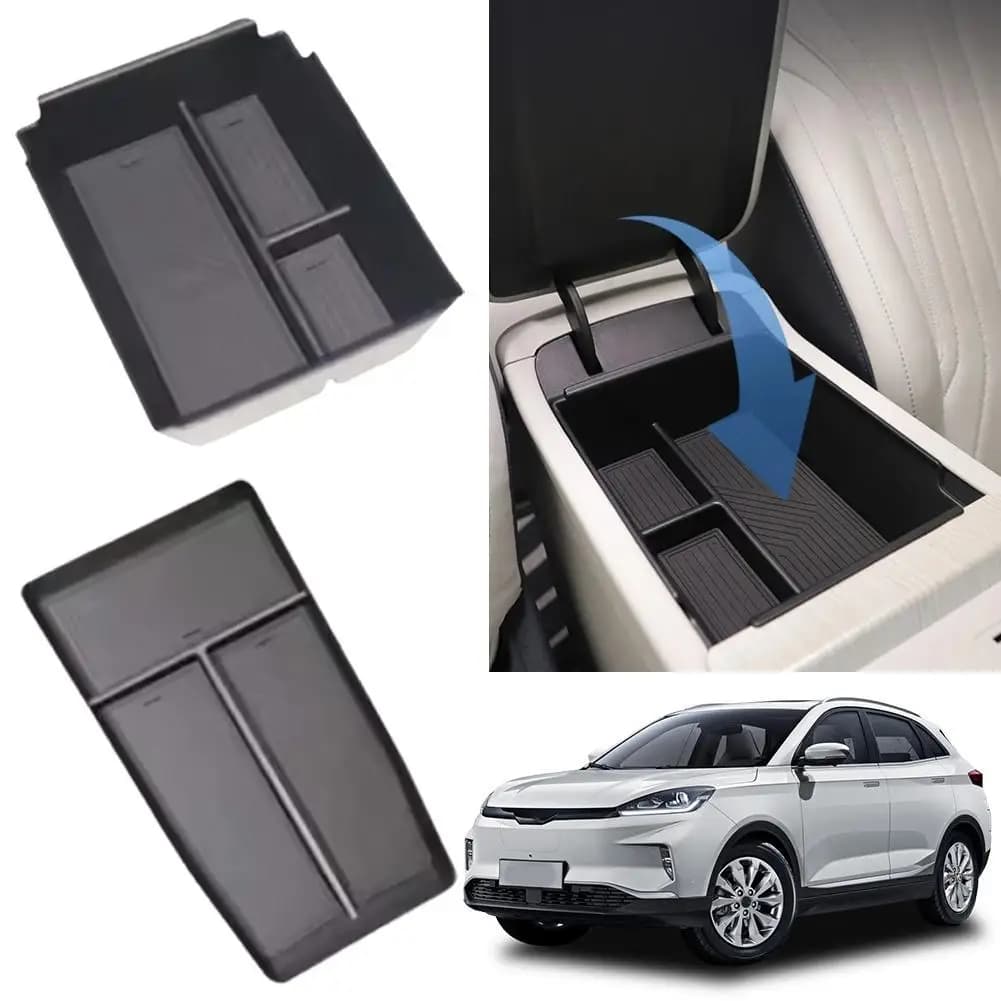 Car Storage Box For Geely EX5 Galaxy E5 E245 e.MAS 7 2024 2025 2026 2027 Anti-dirty Armrest Center Console Boxes Car Accessories