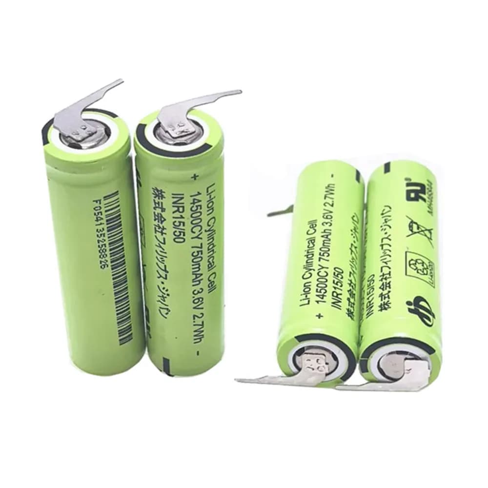 1-4PCS for Panasonic 14500CY 750mAh Electric Brush Battery For Philips Sonicare HX89 HX91 HX99 HX65 HX63 Series HX6340