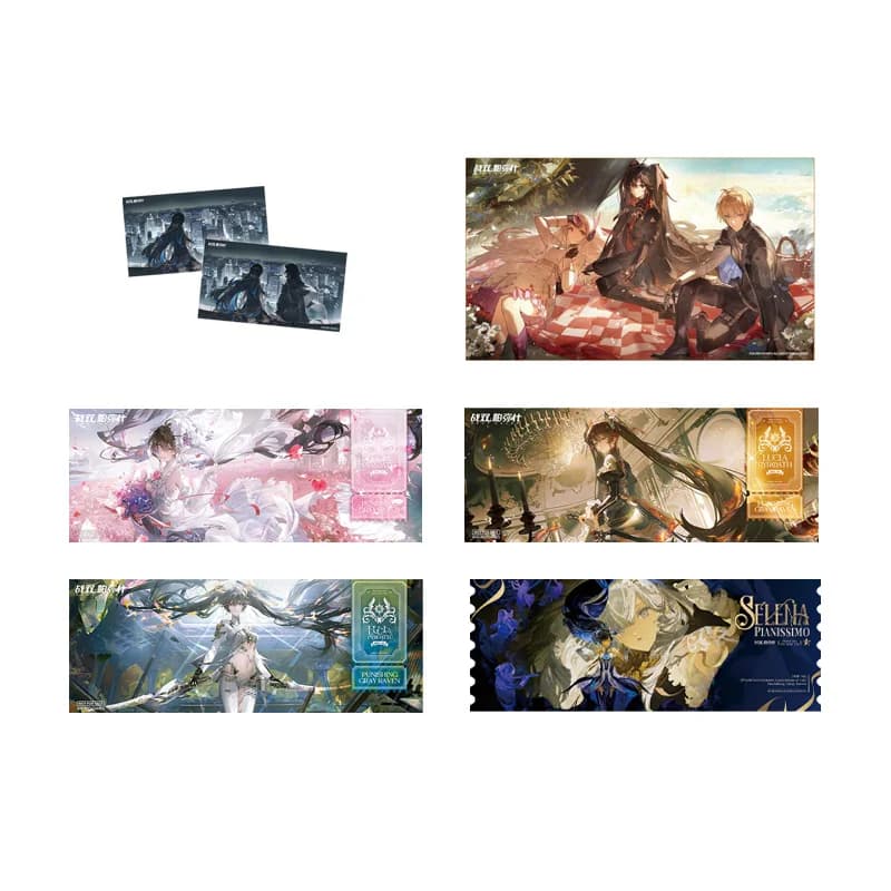 Sunsyea PUNISHING: GRIGIO RAVEN Biglietti laser ufficiali Merch Lee Lucia Luna Watanabe Camu Chrome Kamui Wanshi