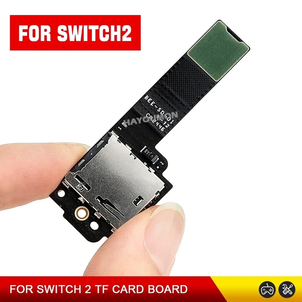 Scheda di ricambio per slot Micro SD per Switch 2, scheda lettore di schede TF, socket per console Switch 2, accessori da gioco