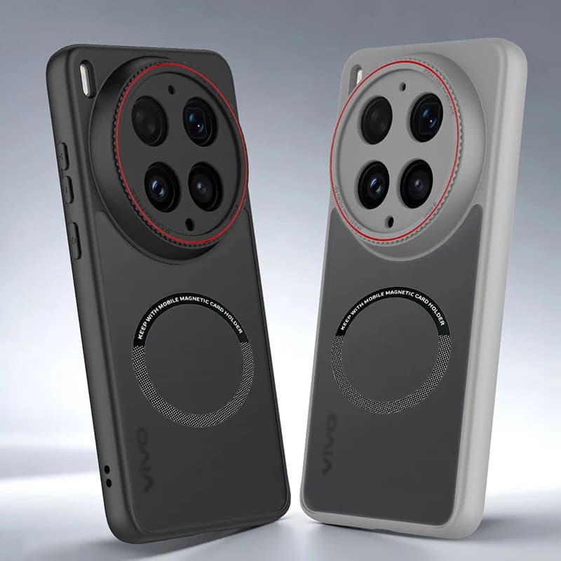 Custodia Magnetica per Telefono Compatibile con MagSafe per VIVO X300 Ultra, X300s, X300Pro, X200ProMini, X200, Ricarica Wireless, Protezione dell'Obiettivo