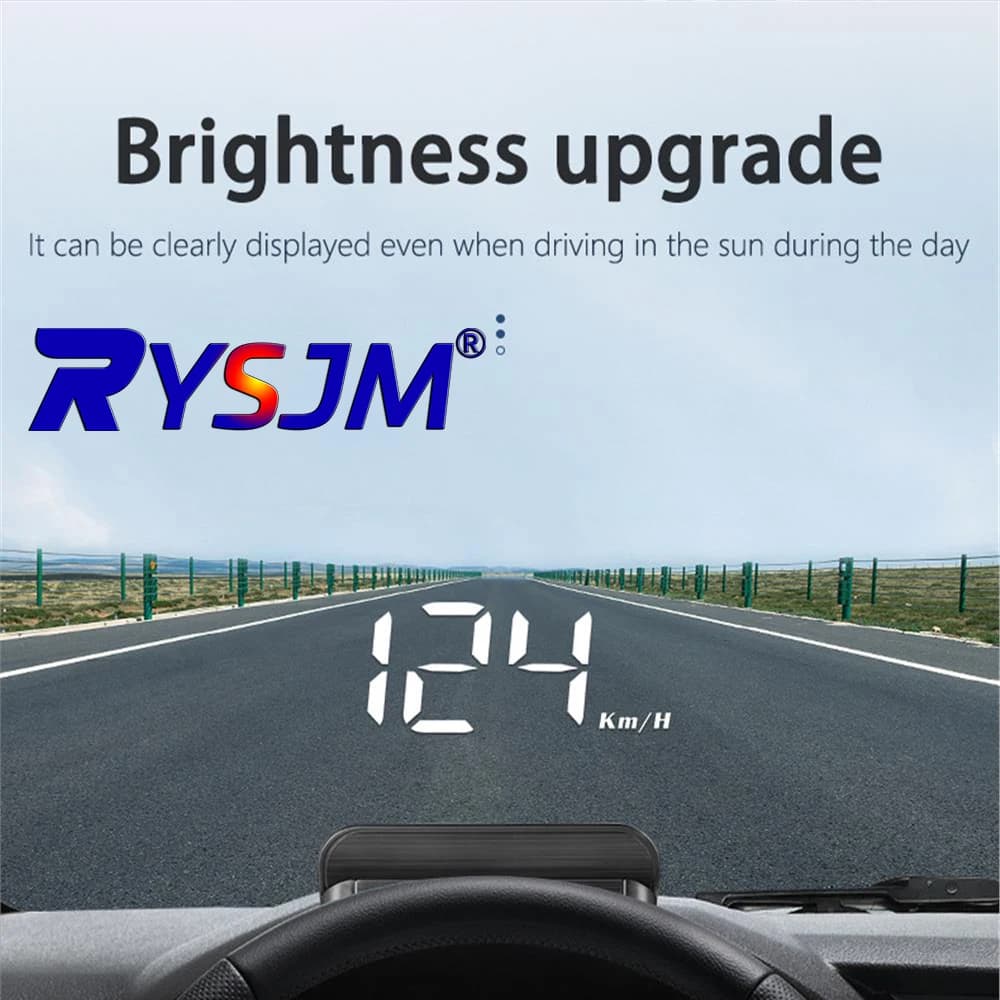 M3 HD Car Head up Display GPS Speedometer KM/H Digital HUD Windshield Projector Auto Electronics