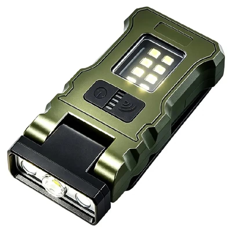 【CYBER MONDAY】Clip LED Flashlight For Camping Hiking Night Fishing Repairing USB-C Rechargeable Light