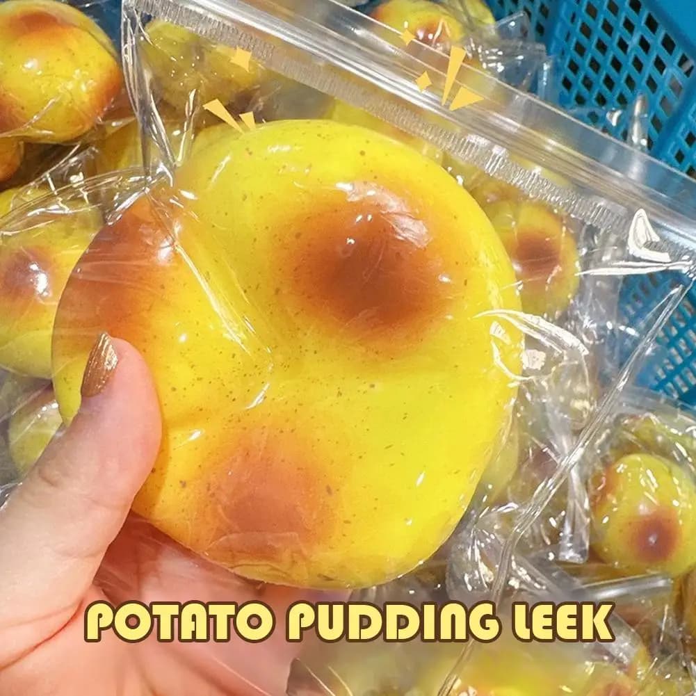 Giocattolo a Forma di Patata Kawaii (1 Pezzo) Morbido e a Lenta Risalita, Antistress Sensoriale, Divertente Regalo di Compleanno per Bambini e Adulti