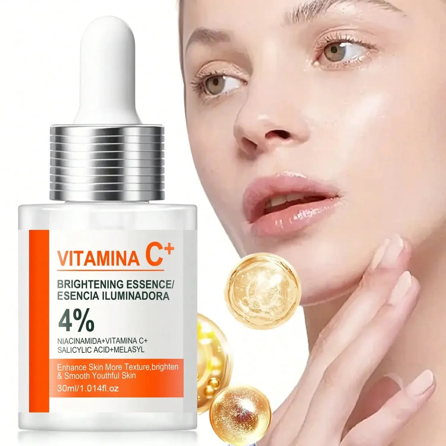 Energizing vitamin C serum: revitalizes opaque skin, reduces dark spots and pigmentation, smooth and improves skin structure