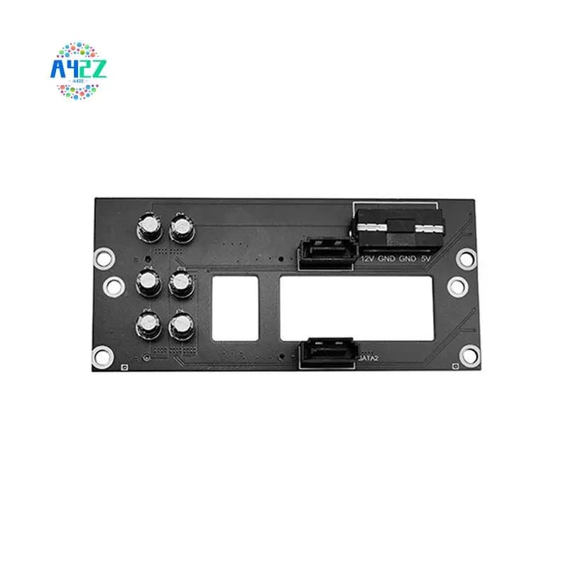 A42Z-Dual SATA 2.5 Pollici Backplane per Disco Rigido, Piastra Adattatore Chassis NAS, Backplane per Server di Archiviazione con Alimentazione SATA Grande 4D