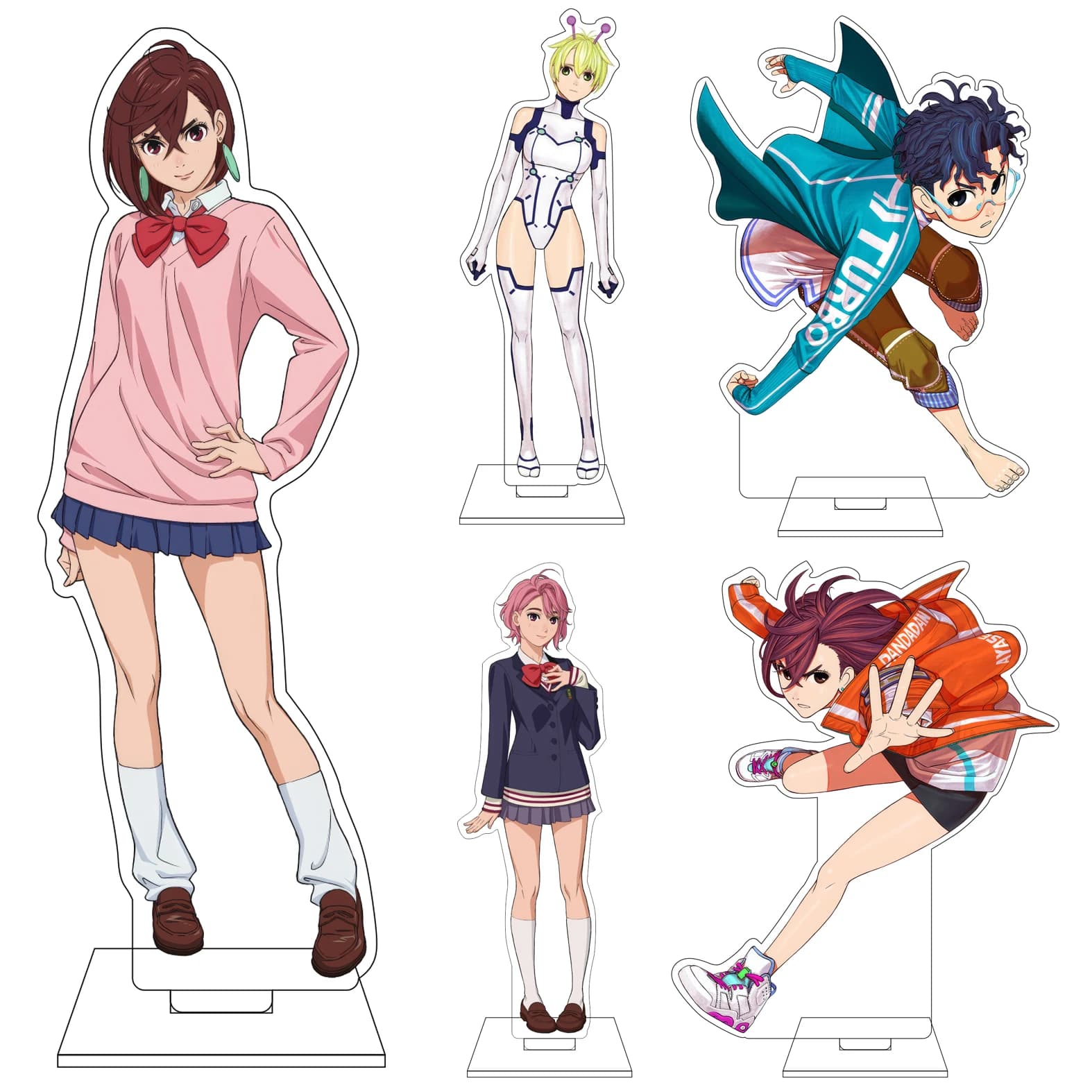 Statuetta in Acrilico da 16CM Anime DAN DA DAN, Cosplay, con Personaggi Shiratori Aira, Takakura Ken, Ayase Momo, Ornamenti e Regali