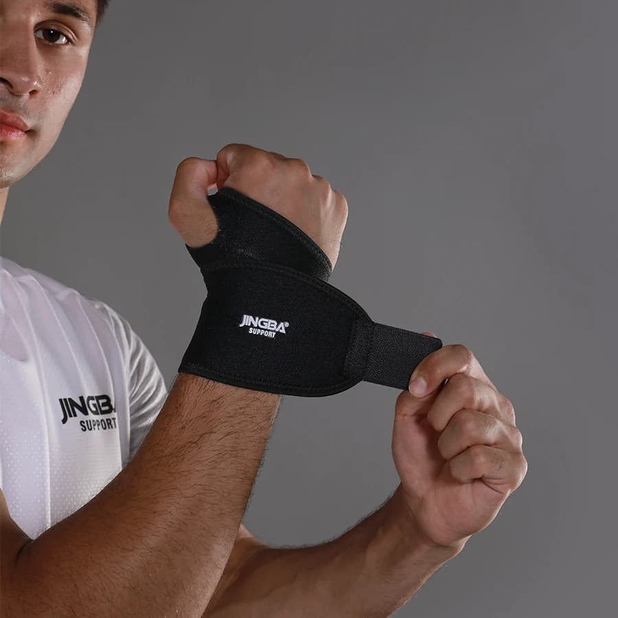 1 piece neoprene breathable adjustable wrist support for kettlebell for weight lifting