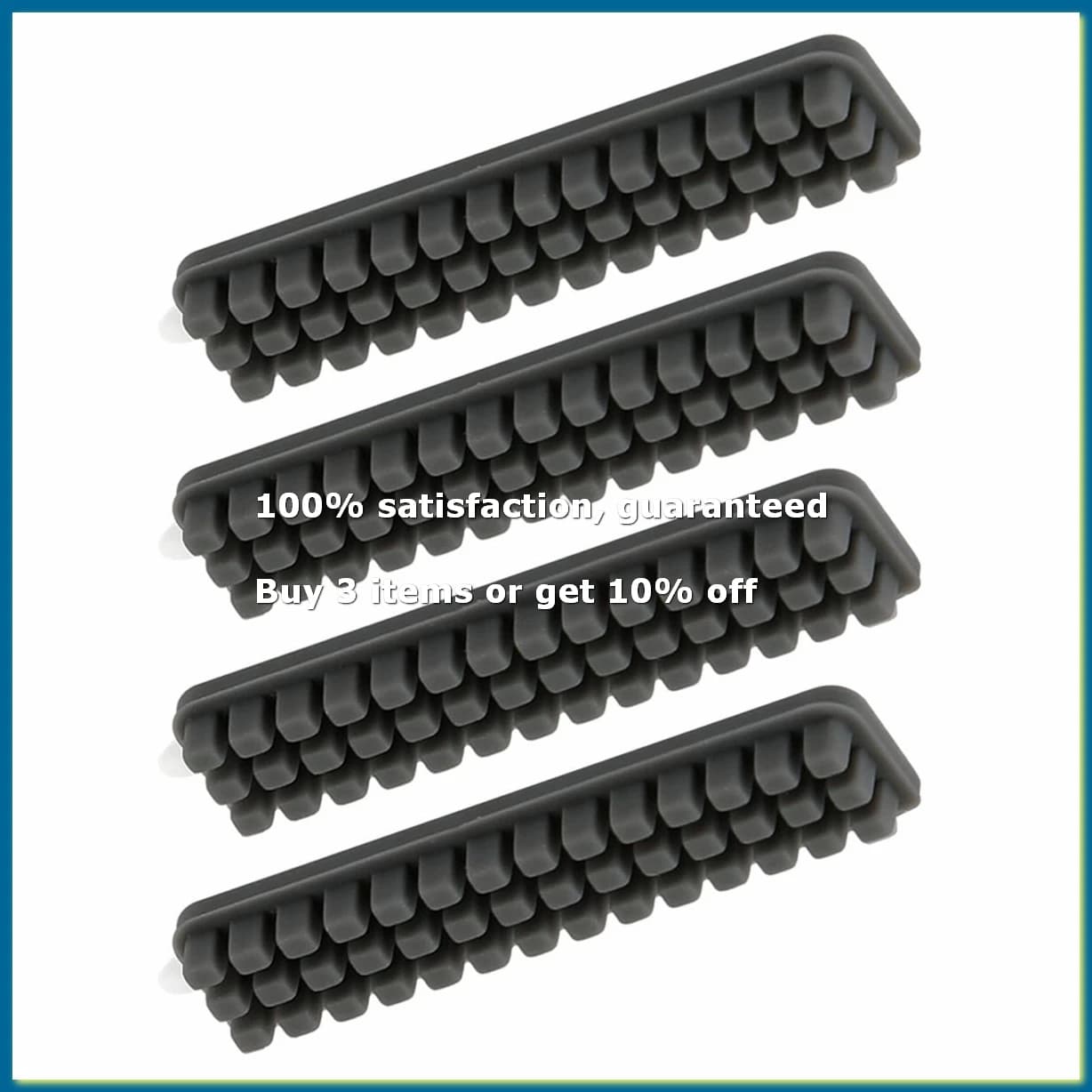 4Pcs for A1 Heatbed Nozzle Wiper Replacement Parts 3D Printer Heatbed Silicone Cleaning Tool-DTA9