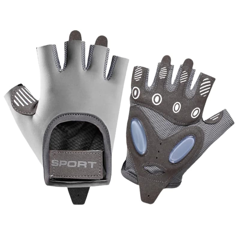1 Pair Workout Gloves With Liquid Silicone For Women Fingerless Cycling Gloves Non Slip Men Gym Weight Lifting Gloves Fitness