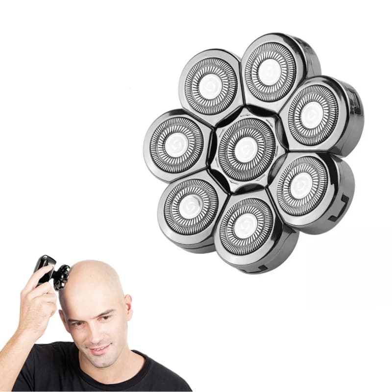 Replacement razor heads Floating razor heads Washable electric razors 8D Barba Practical haircut kit Cutting blades