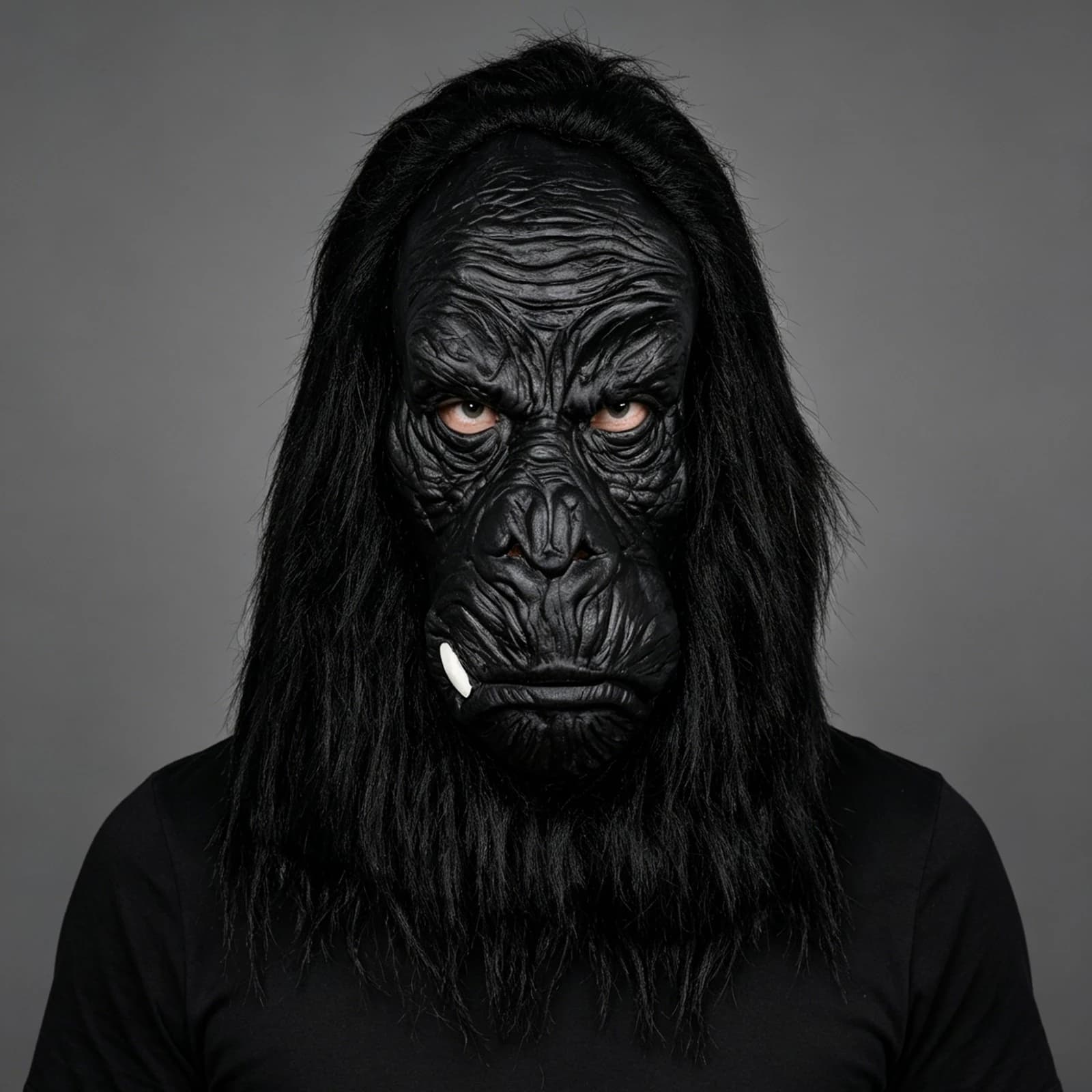 Chimpanzee Latex Mask, Realistic Animal Full Face Mask, Soft and Durable Fun Mask for Carnival, Christmas, and Costume Parties, Halloween Cosplay Mask