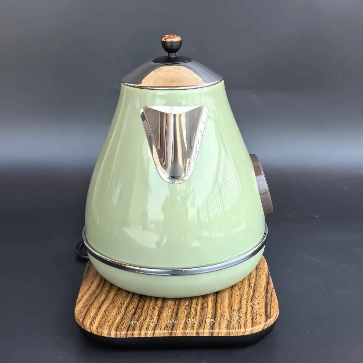 Bollitore elettrico verde retrò 1850W Controllo della temperatura domestica Bollitore bollente Acciaio inossidabile 304 Tenere al caldo Teiera elettrica 1700ml