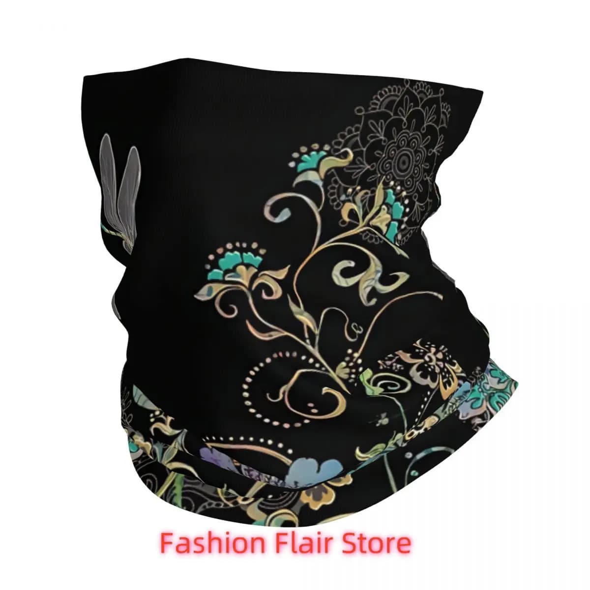 Covers Neck Bandana Libellula Printed Wrap Scarf Cycling Riding Horse Riding Unisex Sottile