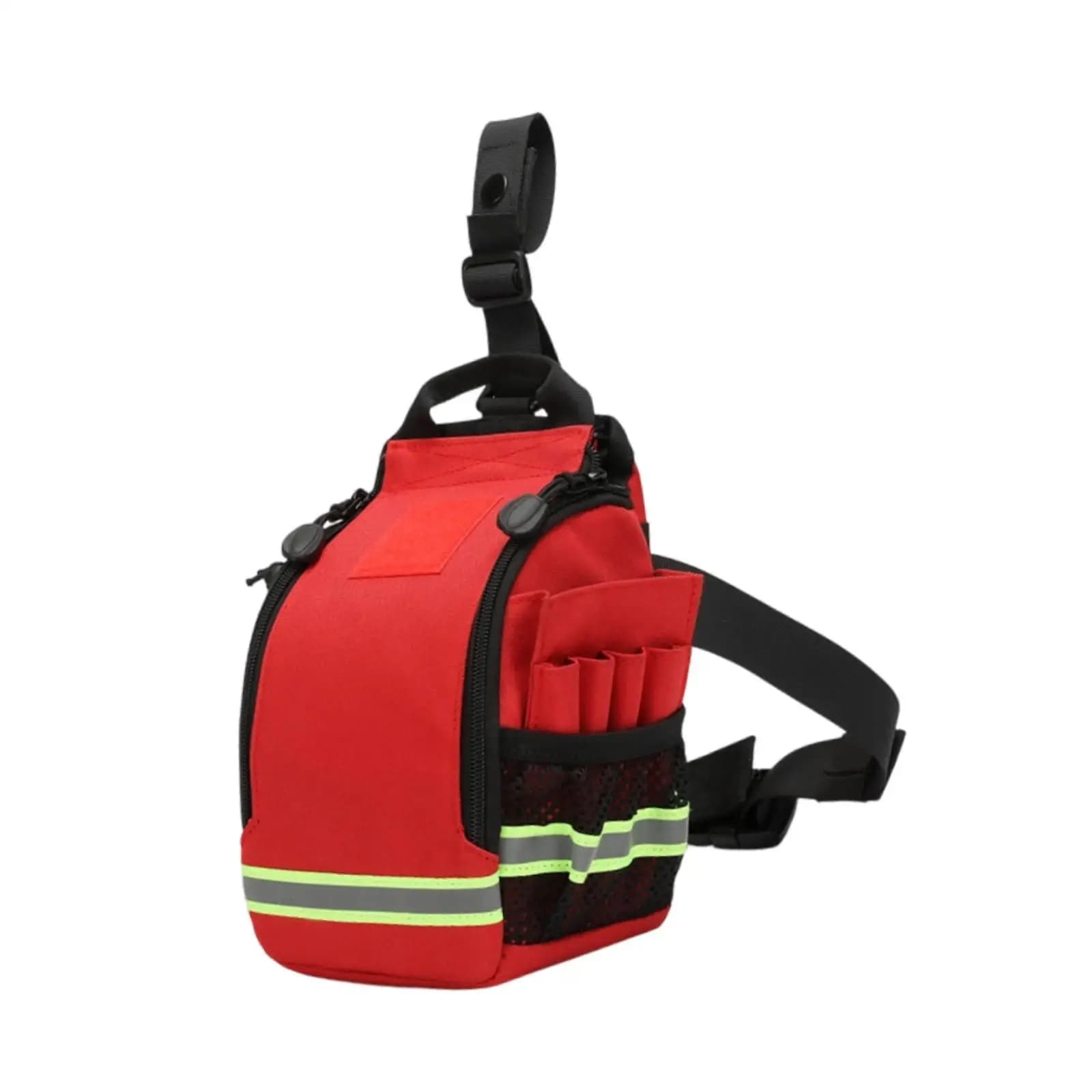 Borsa da Gamba e Vita per Pronto Soccorso, Regolabile, con Striscia Riflettente, per Sport, Ufficio, Campeggio e Viaggi