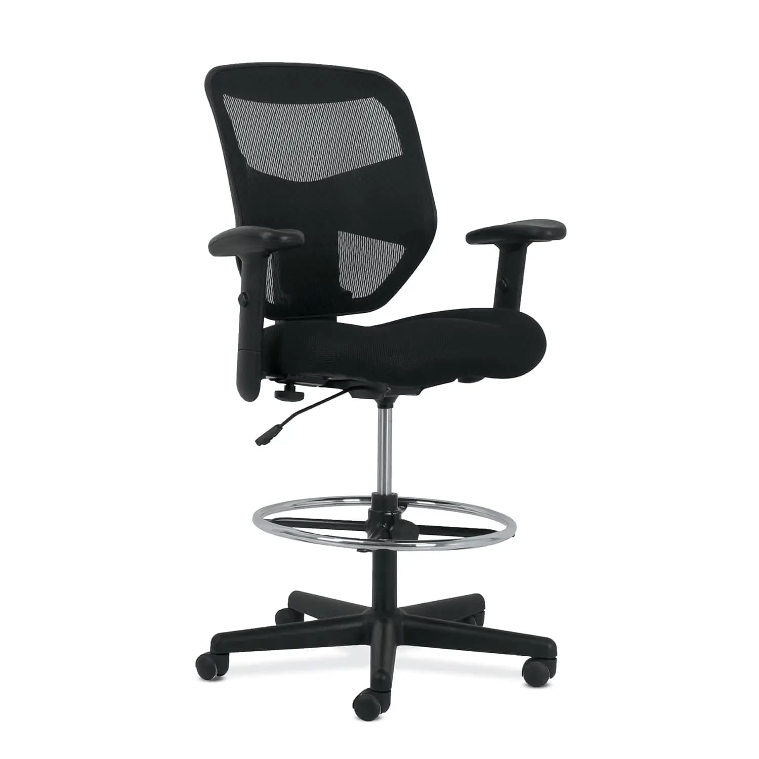 Sedia da Ufficio Ergonomica Prominent Mesh con Braccioli Regolabili, Poggiapiedi, Girevole a 360°, Personalizzabile