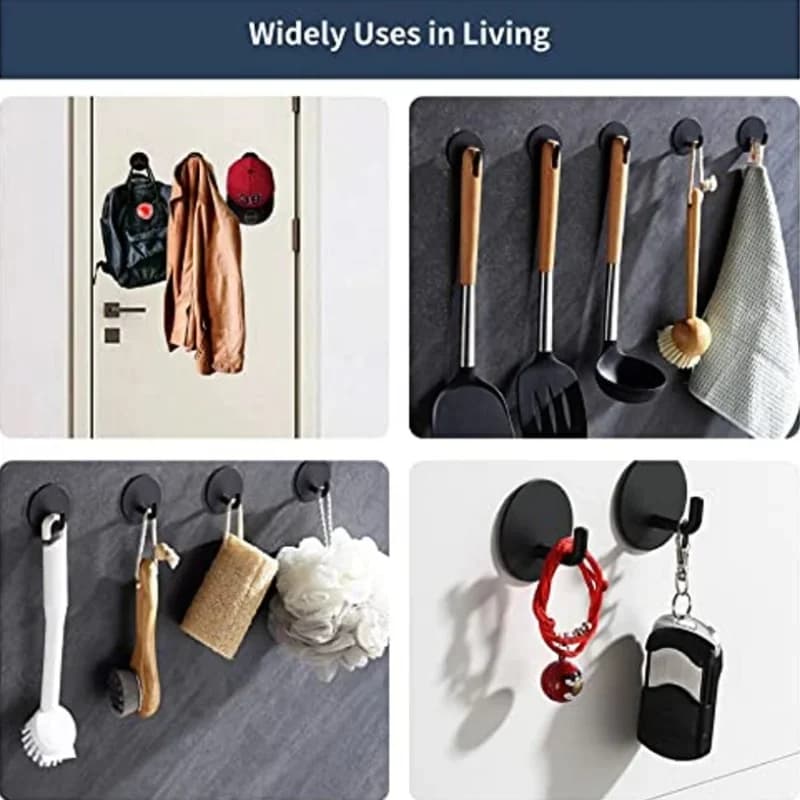Wall-mounted shower hanger, used for hanging loofahs, towels, clothes, bathrobes - a detachable bathroom storage device