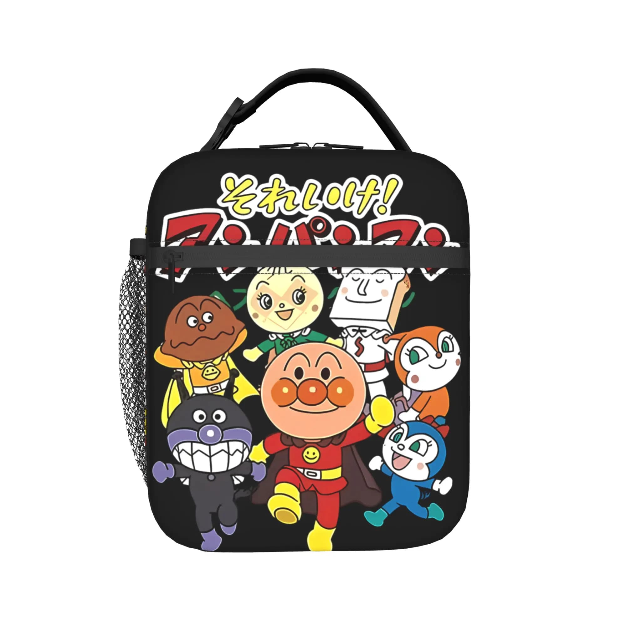 Borse termiche per il pranzo con cartoni animati A-Anpanmans, borsa termica riutilizzabile, contenitore per il pranzo, Baikinman Melon Girl, borsa portatile per il pranzo