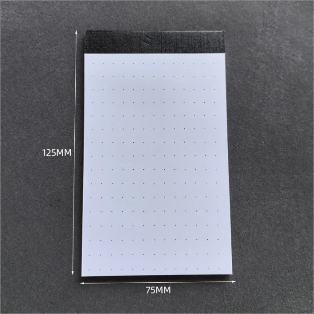 Notebook tascabile multifunzionale A7 con copertina in pelle Portbale Planner Libro Linea orizzontale Notebook A7 Ufficio scolastico