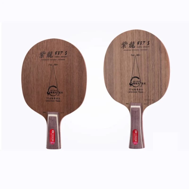 YINHE 537S lama da ping pong in puro legno a 7 strati attacco rapido con anello per racchetta da ping pong con palline grandi 40+