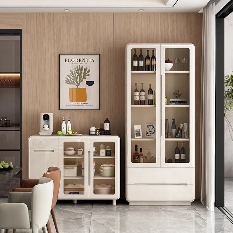 Vetrina per vino soggiorno domestico 2025 nuova mensola moderna di fascia alta in vetro da parete