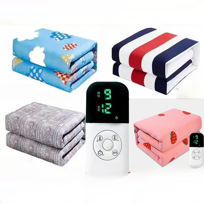Riscaldatore elettrico per coperta UE Regno Unito Manta Electrica Coperta riscaldata per controllo intelligente Coperta riscaldante elettrica invernale Tappeto Tappetino riscaldato
