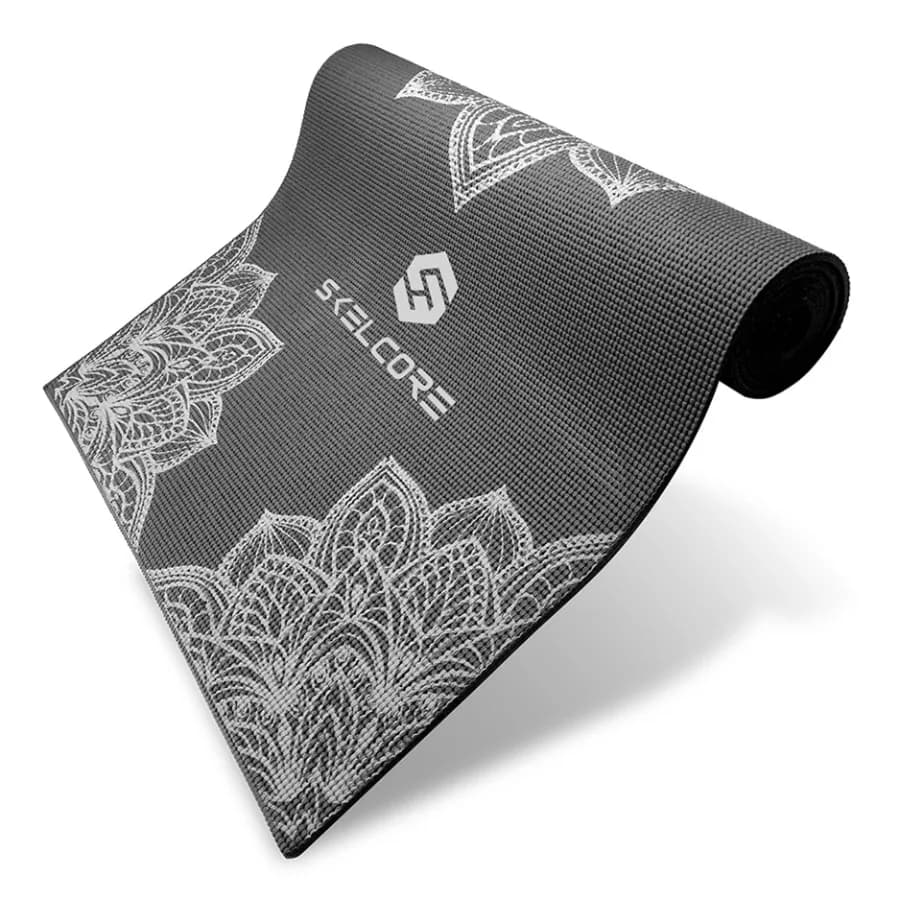 4mm 0.15 in PVC Yoga Mat Floral Design