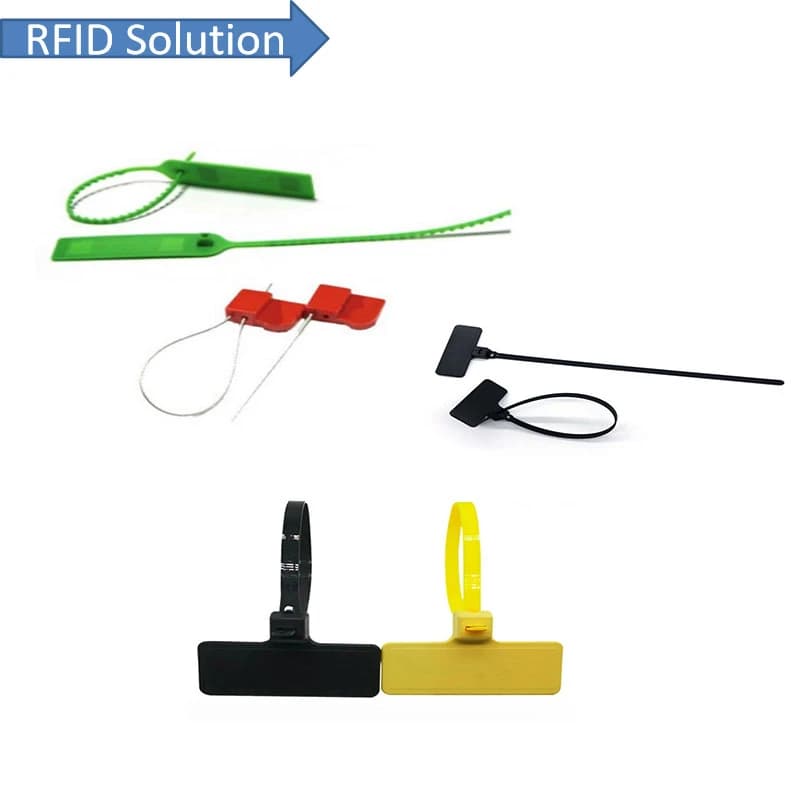 promotion 50pcs seal lock Cable Tie uhf RFID Tag tamper-proof waterproof Durable for Pallet logistics warehouse tree