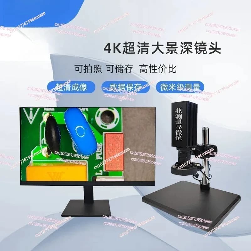 Microscopio di misurazione 4K SGO-KK312 con foto e video 4K, zoom continuo 20-150x