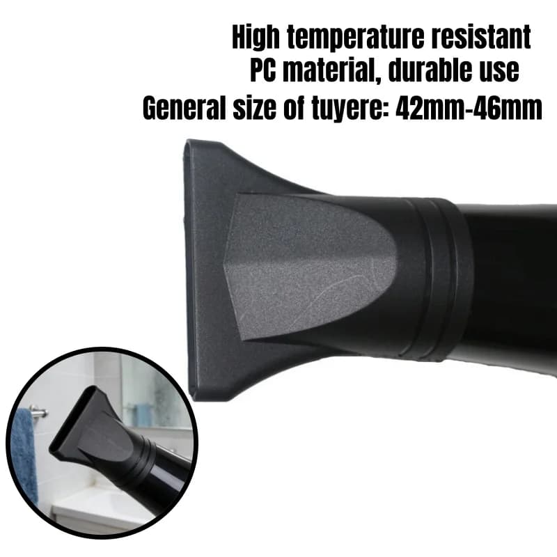 Utensili per lo styling dei capelli: Ugello per l'accumulo dell'aria, leggero, professionale, resistente alle alte temperature, di ricambio per asciugacapelli