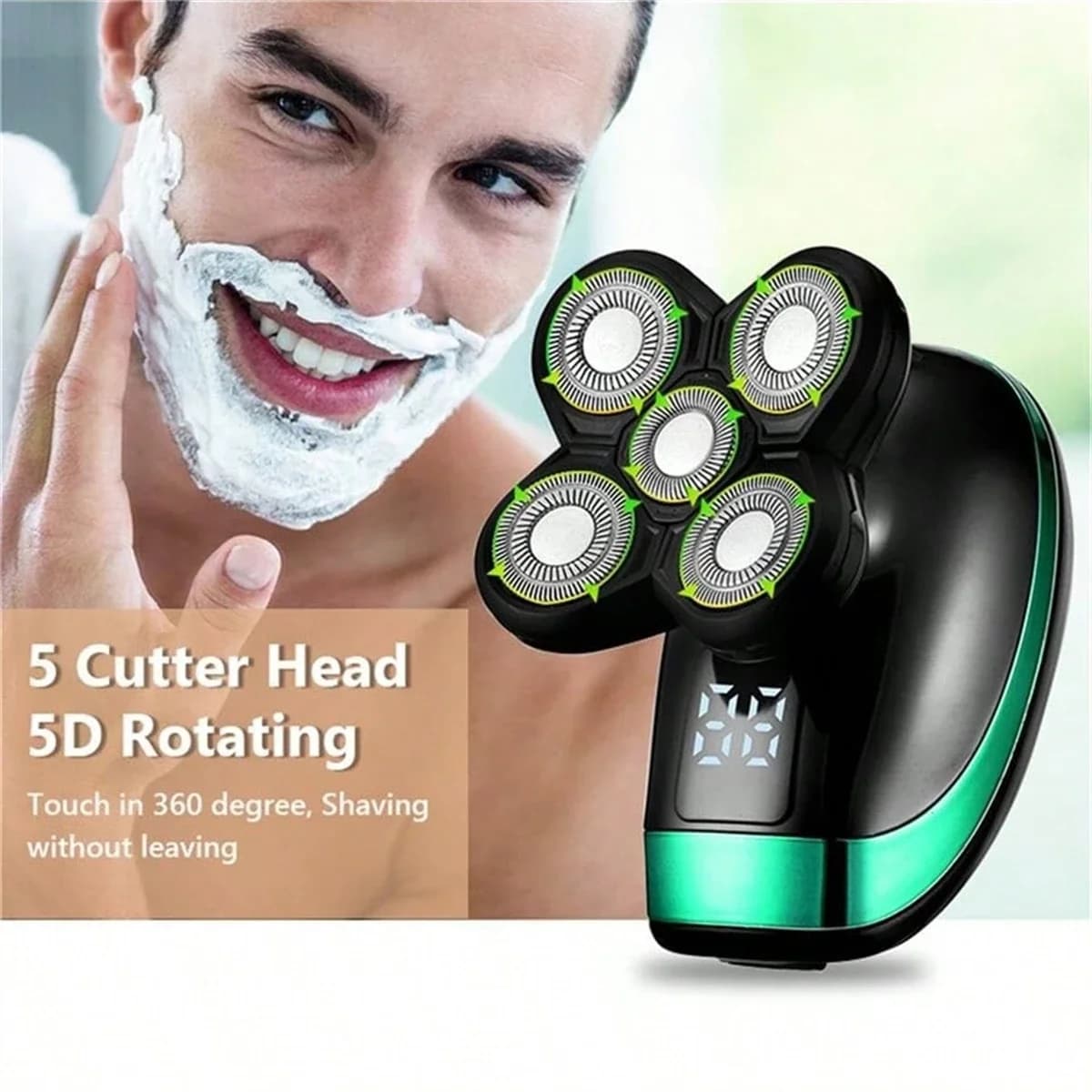 Rechargeable Shaving Satin Shaving Kit Professional Electric Shaving Satin for Men Barba Trimmer for Hair