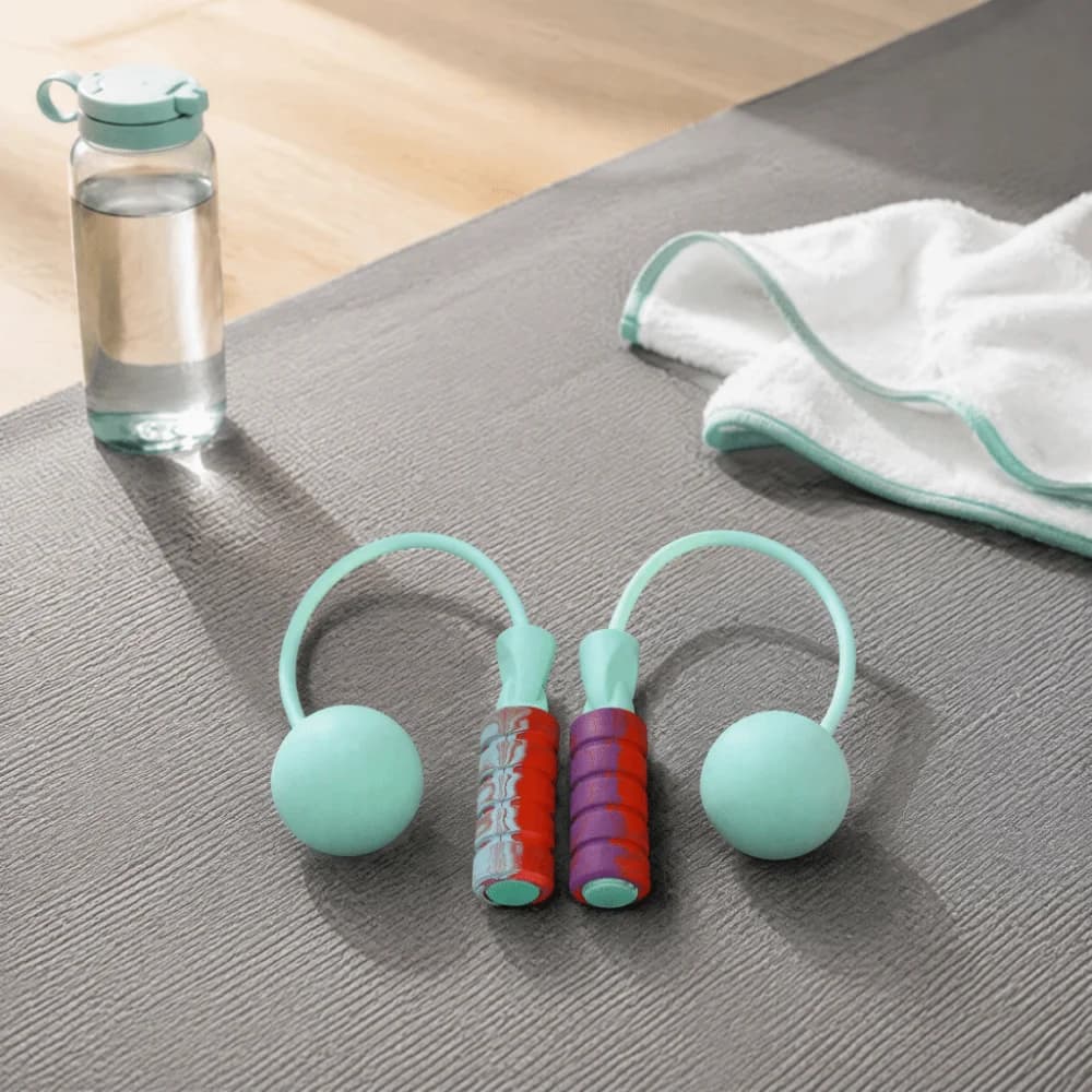 Durable Cordless Design Weighted Jump Rope Weighted Handle Adjustable Length Skipping Rope Cordless Jump Rope Workout Exercise