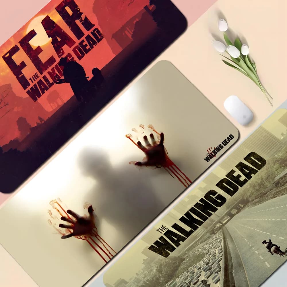 Tv Show Fear The Walking Dead Mousepad Boy Pad tappetino per mouse da gioco in gomma naturale dimensioni per Gaming World Of Tanks CS GO Zel