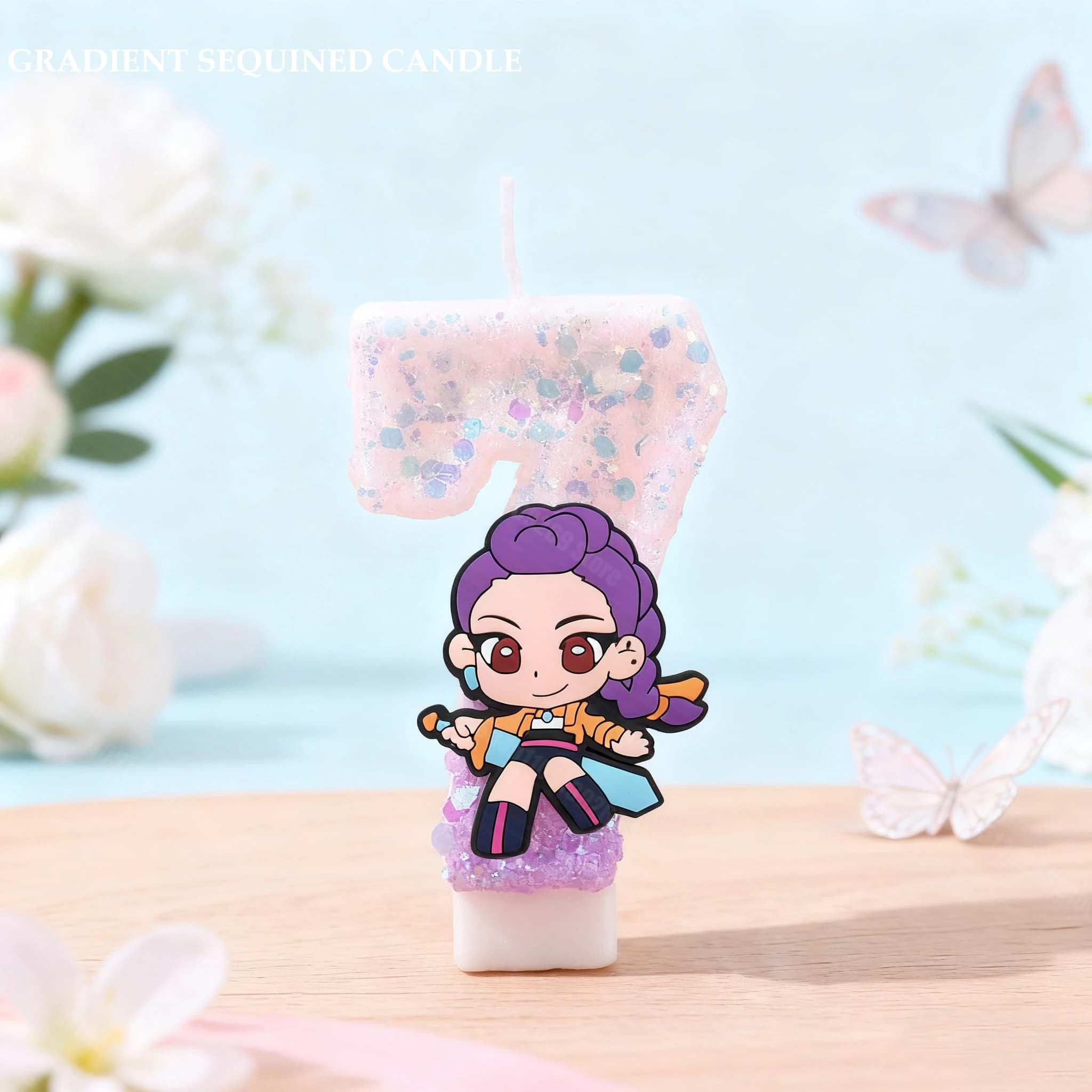 Nuove Candele a Tema Anime K-pop Carine e Divertenti per Feste di Compleanno per Bambini, Decorazioni per Torte Squisite, Regalo per Feste