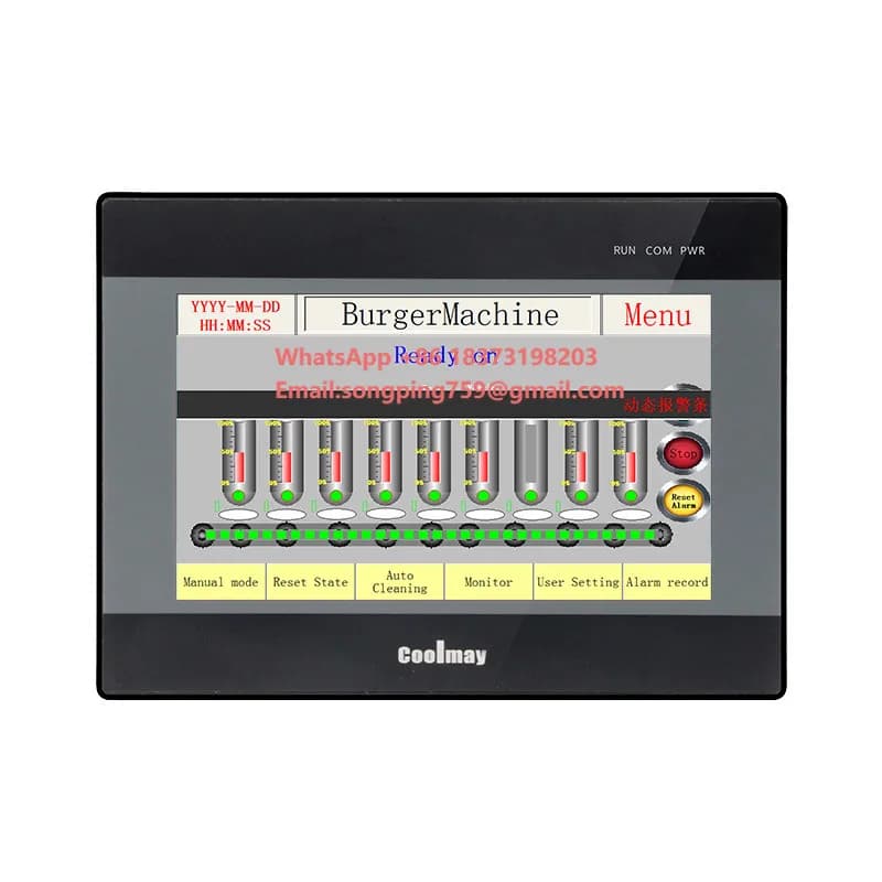 HMI PLC Industriale Economico da 7 Pollici Tutto-in-Uno Adatto per Incubatrice per Polli/Macchina Automatica per Termoretrazione