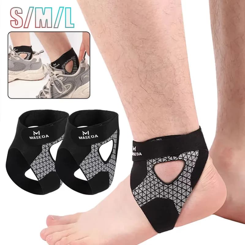 1-10 Pezzi Supporto per Caviglia Leggero S/M/L, Traspirante e Regolabile, per Basket, Corsa e Prevenzione degli Allungamenti