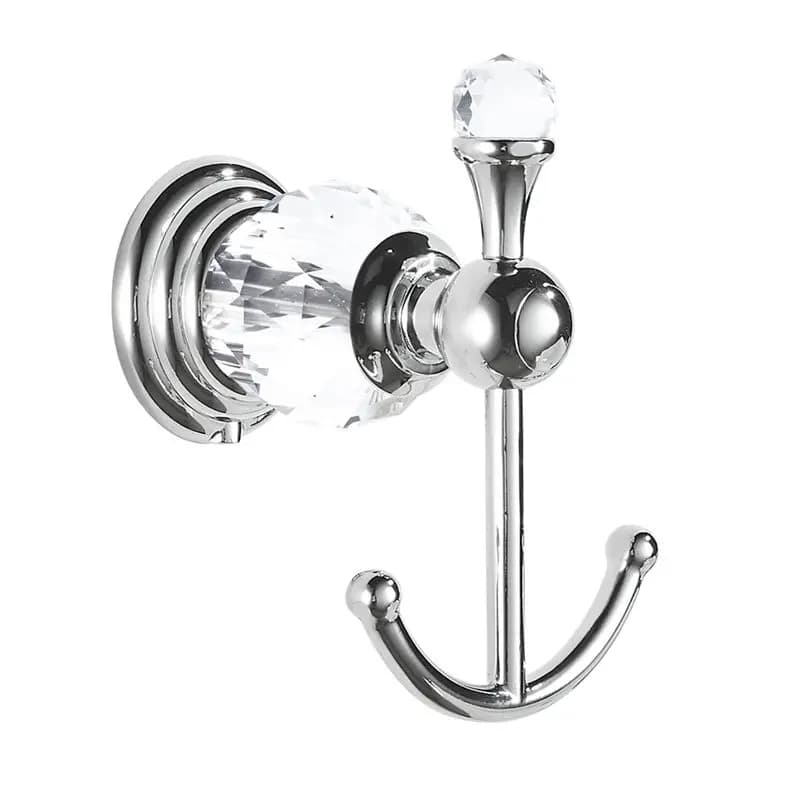 AEE4-Crystal clothes, bathrobe hooks, wall coat hangers for towels for wall-mounted kitchen cabinet