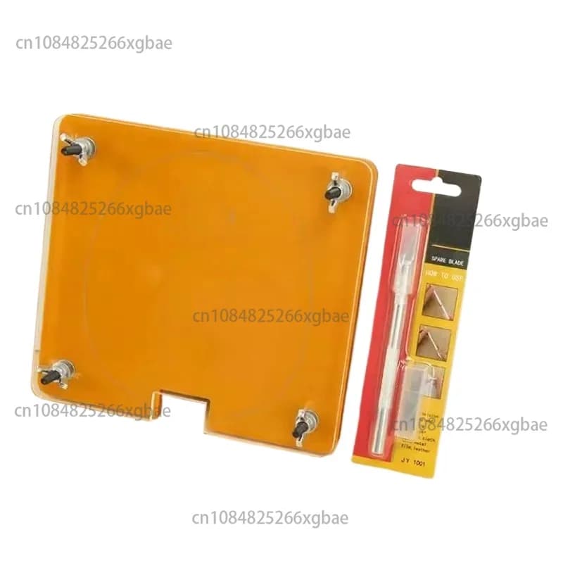 Kit di attrezzi per la pressatura della gomma delle racchette da ping pong con rullo per colla e taglierina