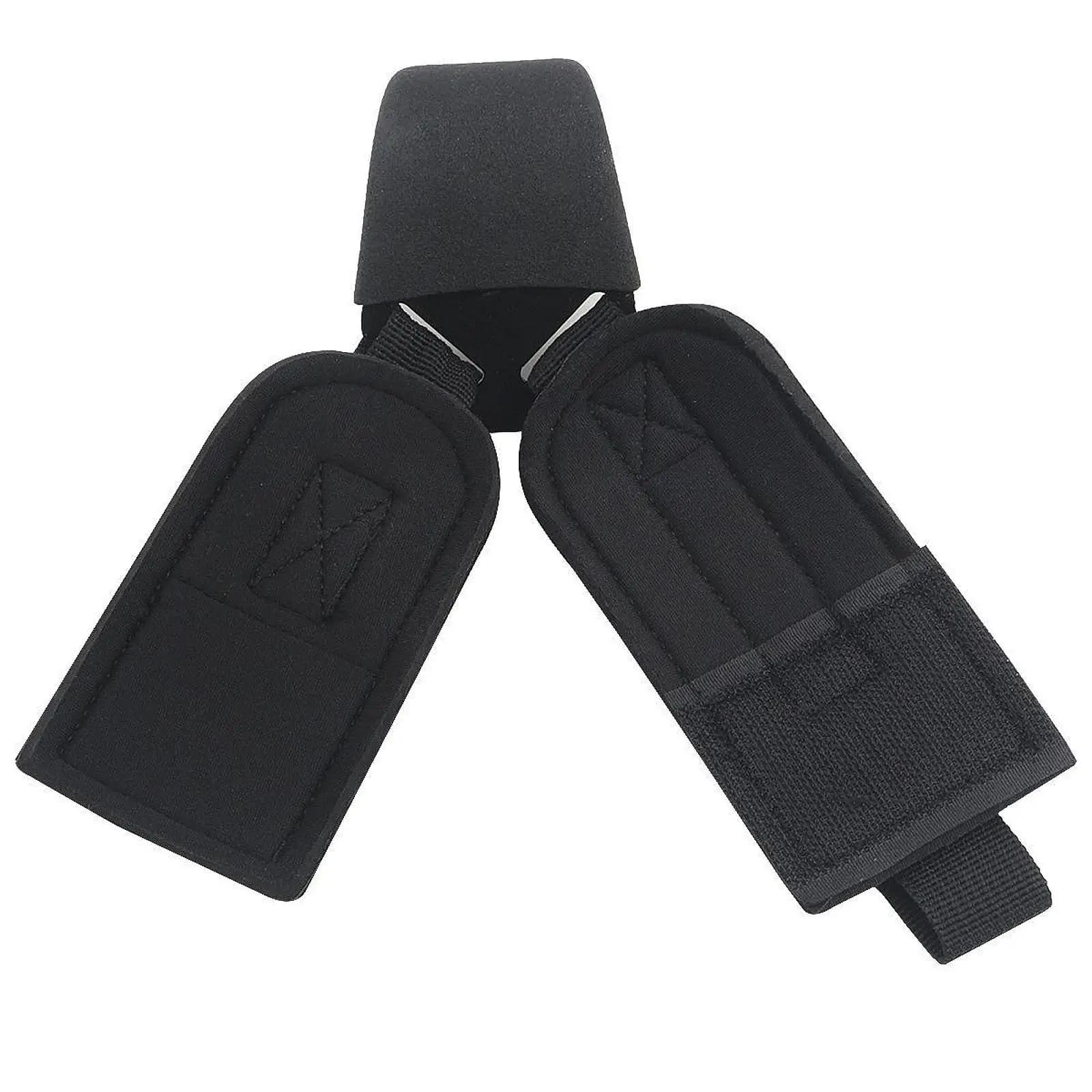Ganci per Sollevamento Pesi con Cinghie da Polso Antiscivolo Regolabili, Coppia di Impugnature per Barra Trazioni, Powerlifting, Allenamento in Palestra