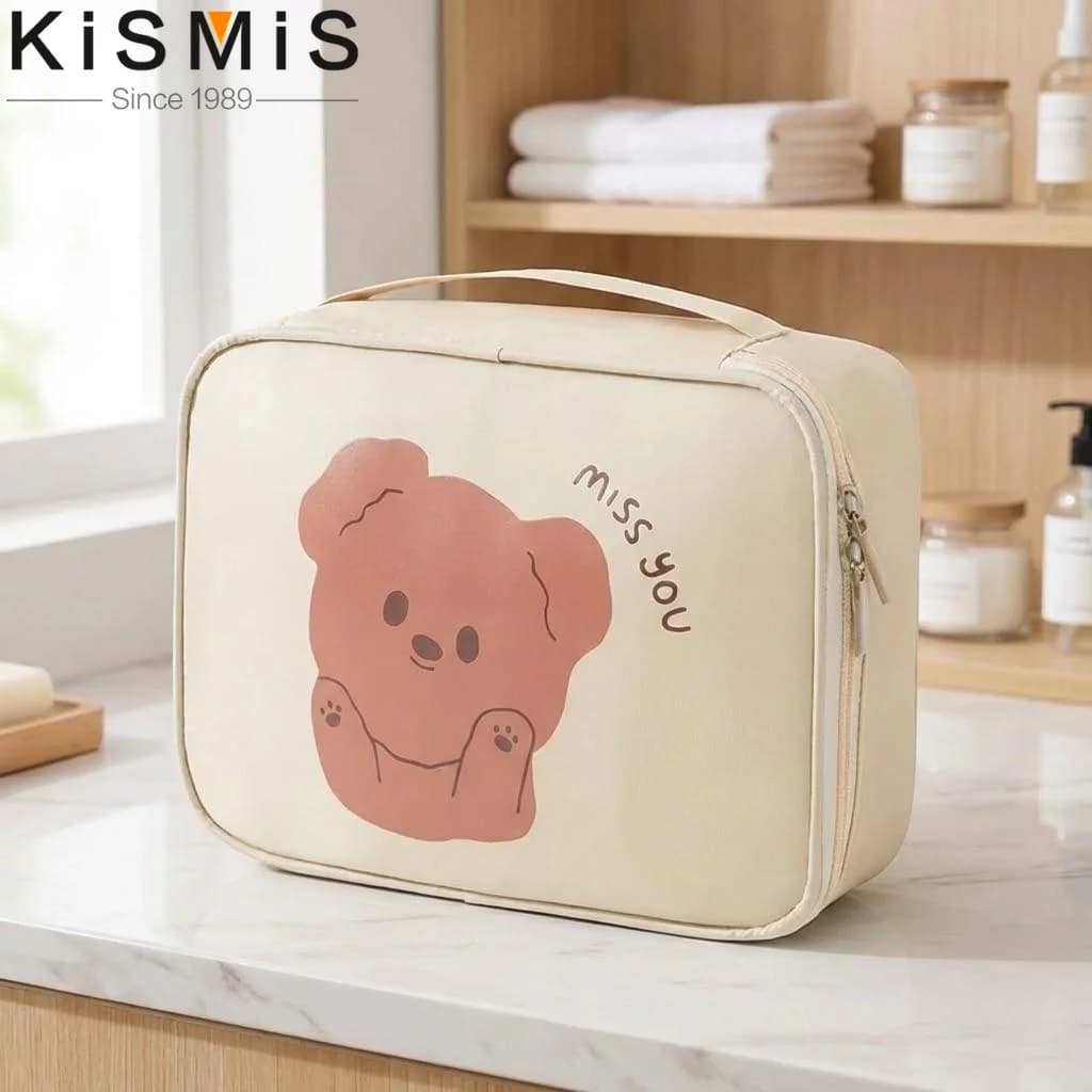 Travel Portable Storage Bag Zipper Multi-functional Waterproof Nylon Cosmetic Organizer Makeup Tool Pouch