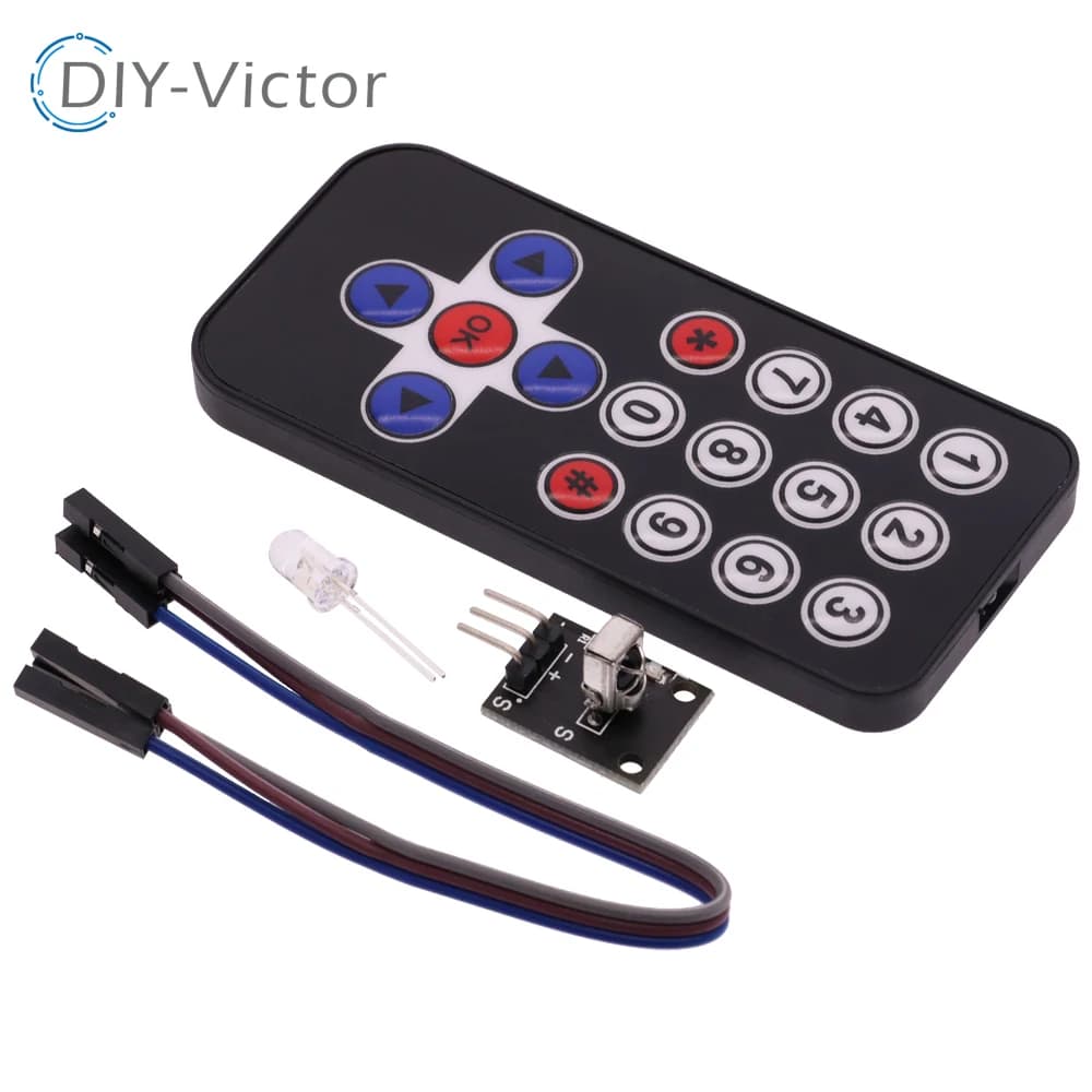 1LOT Infrared IR Wireless Remote Control Module Kits DIY Kit HX1838 For Arduino Raspberry Pi