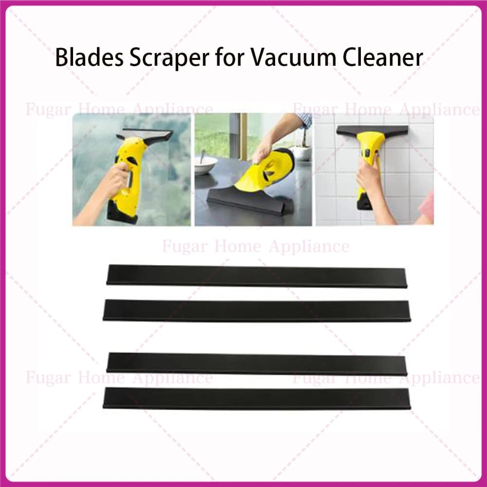 2 pcs Window Vac Vacuum Cleaner Rubber Blades For Karcher WV50 WV2 170mm/ 250mm/280mm Replacement Cleaning Accessories