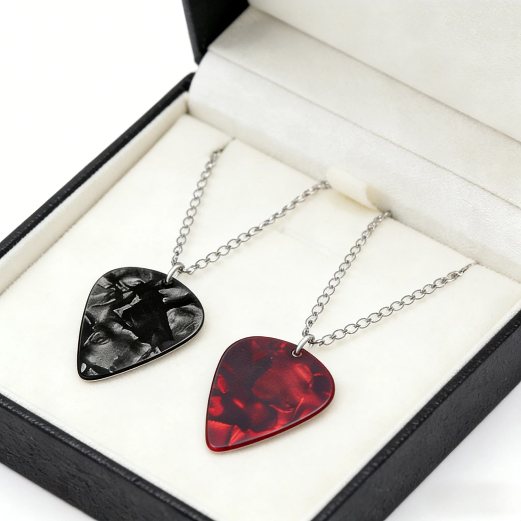 Collana con Ciondolo a Forma di Plettro per Chitarra, Accessorio per Cosplay, Regalo di Halloween