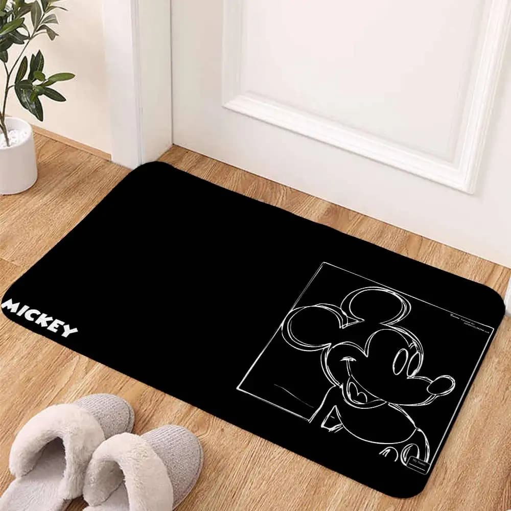Disney-Mickeys Bathroom Anti-slip Mat Door Mat Home Decoration Mat Entry Door Mat Scratch Resistant Door Mat