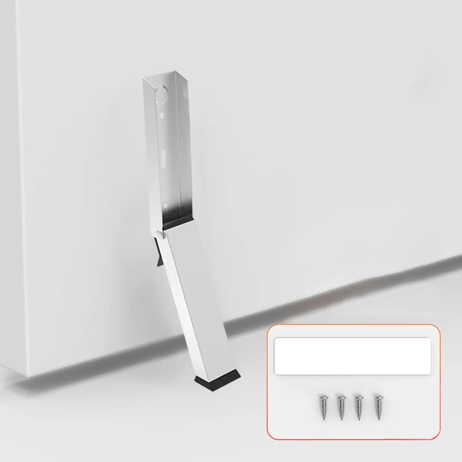 Stainless Steel Floor Door Stopper Windproof Kick Down Design for Office Bedroom Home Decor