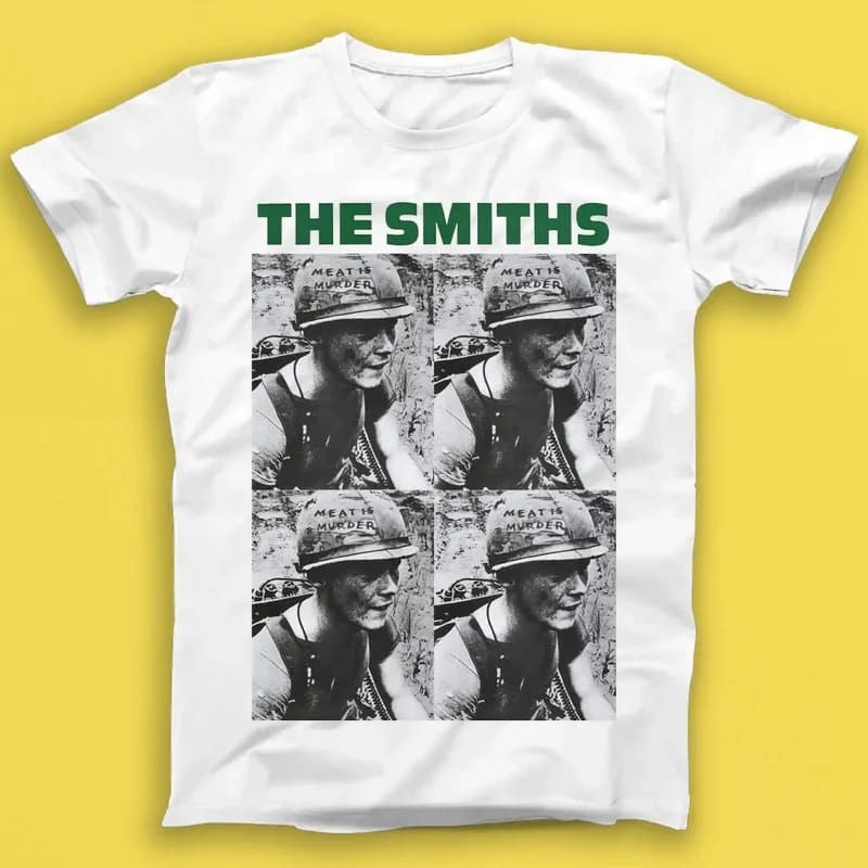 The Smiths Meat Is Murder Punk Rock Music Gift Tshirt T-shirt unisex estiva, anche i bambini possono indossarla