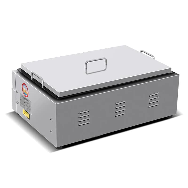 Automatic Dumpling Fried Machine Commercial Gyoza Dumpling Frying Cooker Fried Buns Pan Pancake Cooker